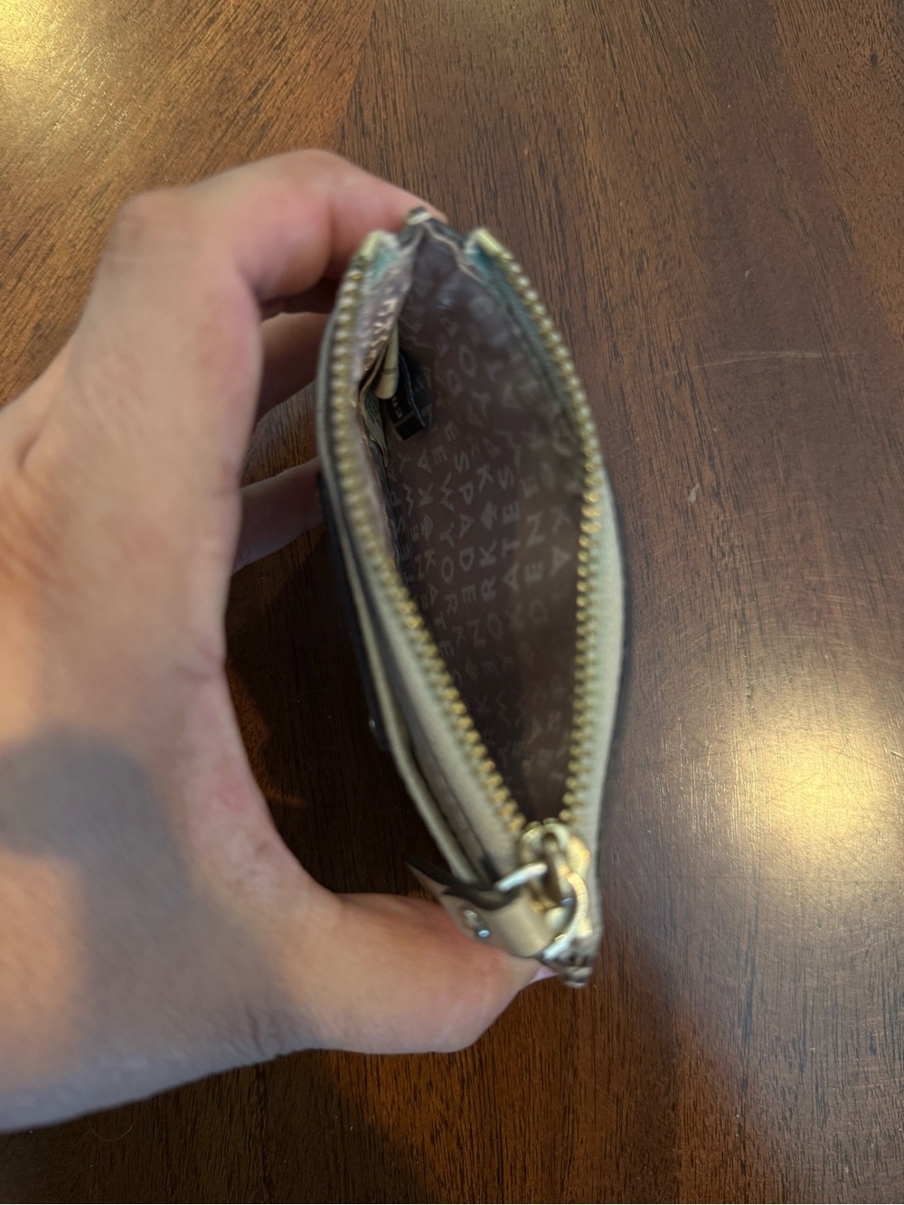 kate spade cream and blush leather card wallet - Picture 3 of 3